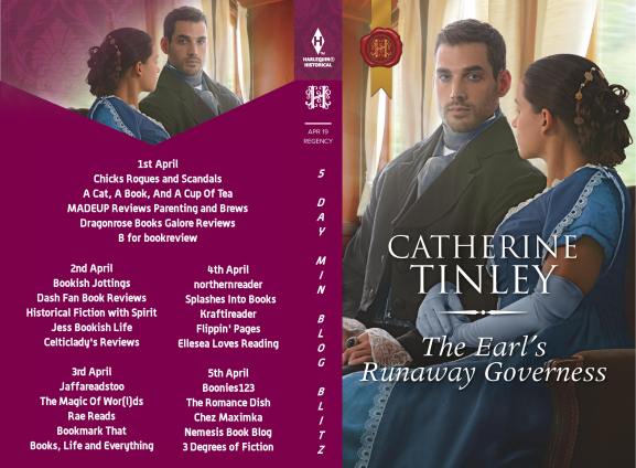 The Earl's Runaway Governess Full Tour Banner