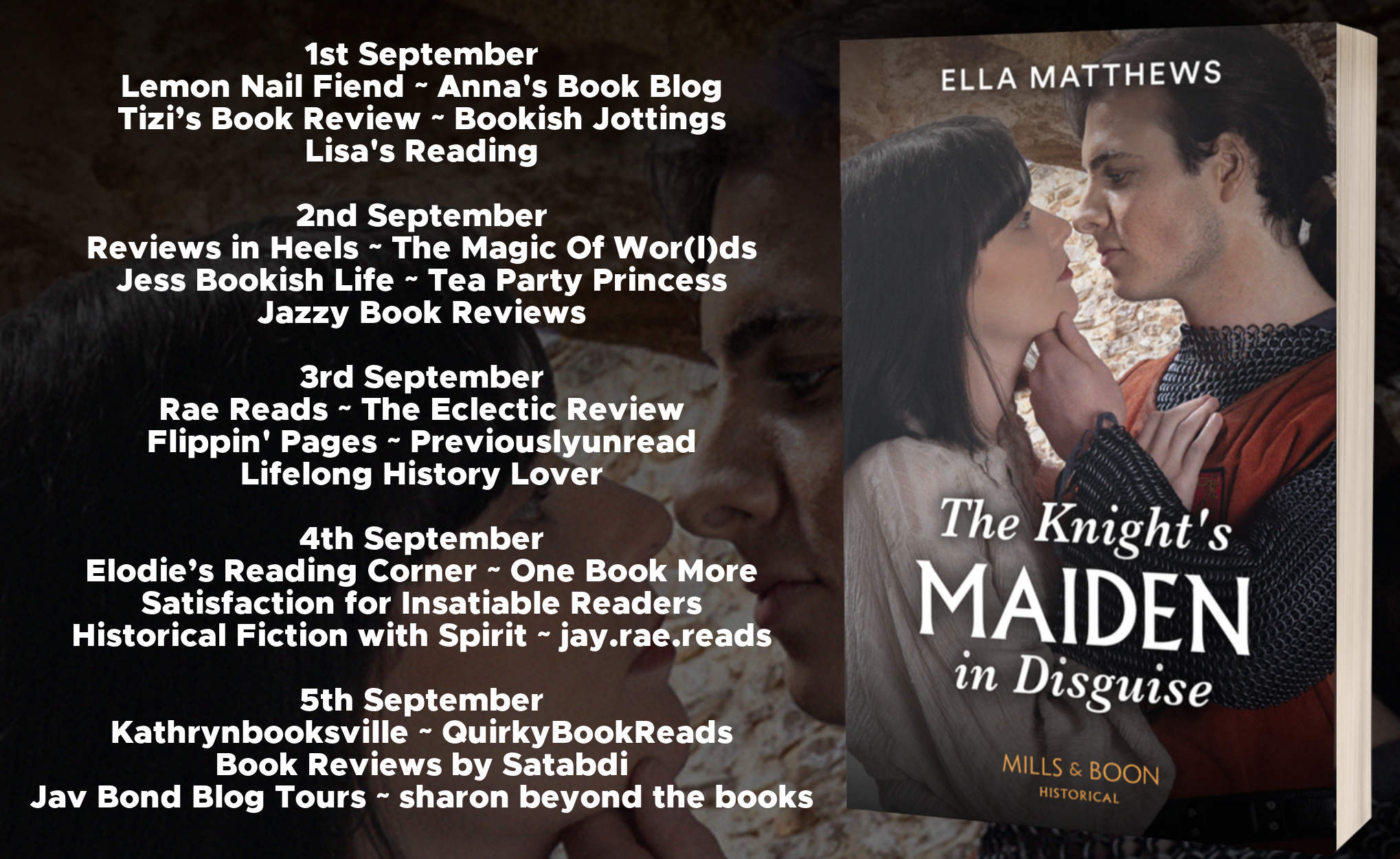 The Knigths Maiden in Disguise Full Tour Banner