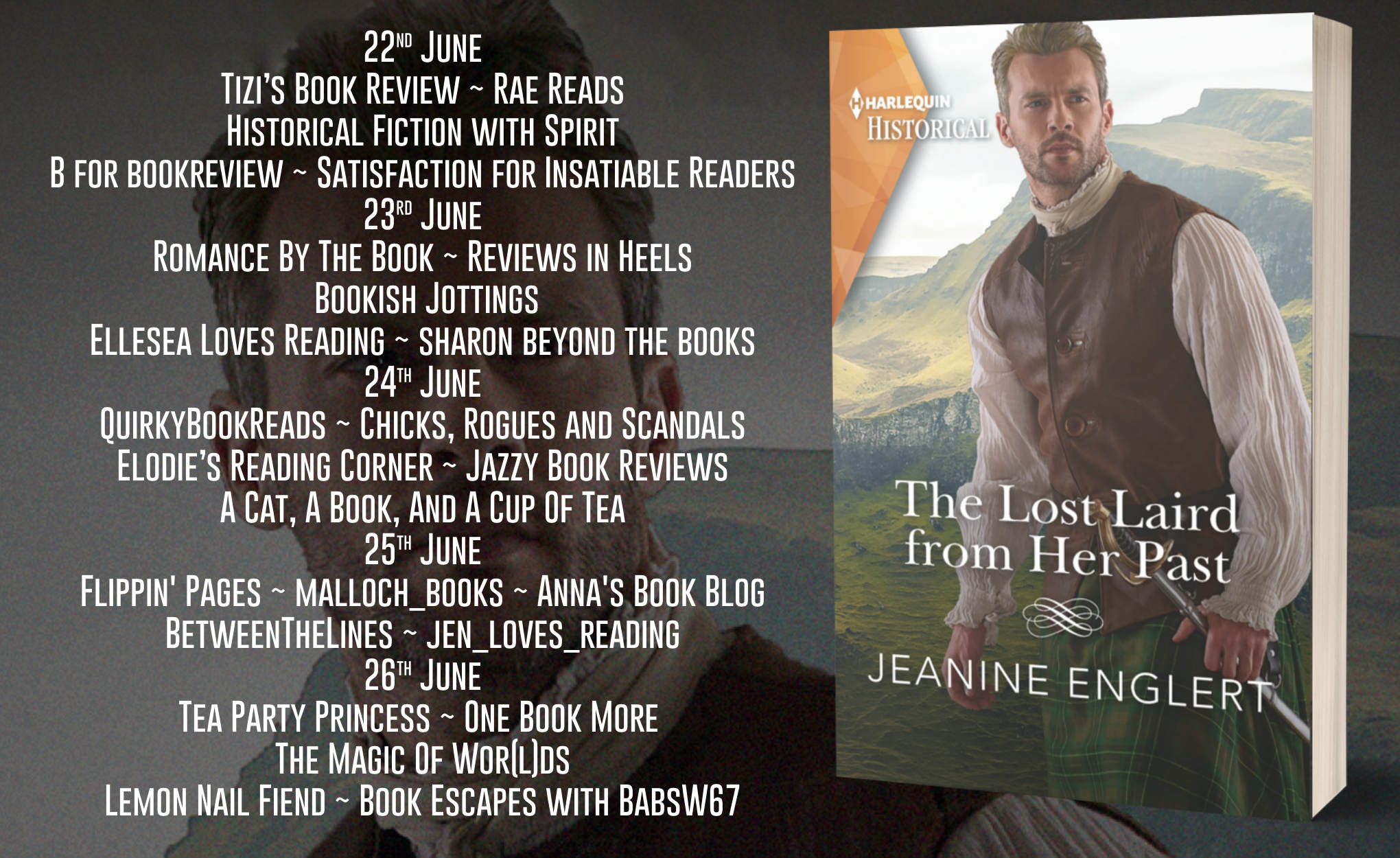 The Lost Laird From Her Past Full Tour Banner