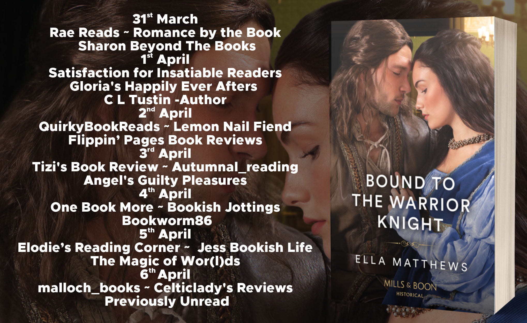 Bound to the Warrior Knight Full Tour Banner