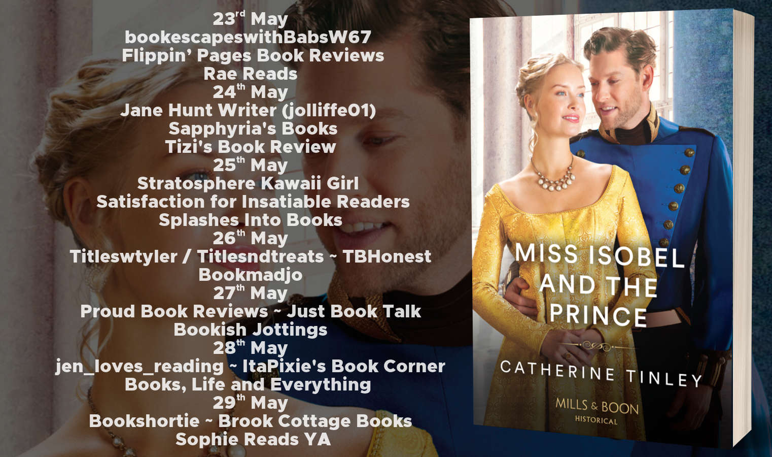 Miss Isobel and the Prince Full Tour Banner